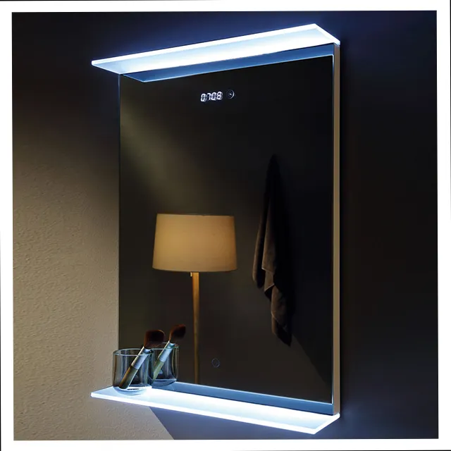 Amazon Hot Selling Bathroom Mirror Smart Illuminated Bathroom Vanity LED Lights Touch Screen Mirror