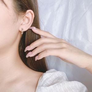 Pendientes de aro de Plata de Ley 925 pequeños de estilo Punk para hombres y mujeres, círculo redondo geométrico hueco, pendientes de moda, accesorios para Piercing - Product Image 5