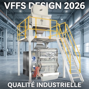 Ensacheuse VFFS Automatique 25kg 50kg Nouveau Design 2026 pour Petites Entreprises et Divers Remplissages Tremie - Product Image 1