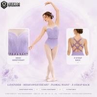 Justaucorps de gymnastique de compétition en strass de qualité, scintillant, à manches longues, pour femmes, vêtements de gymnastique