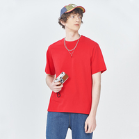 T-shirt décontracté surdimensionné à col rond 100 % coton écologique pour homme, avec logo graphique imprimé par transfert numérique personnalisé, séchage rapide, vente en gros