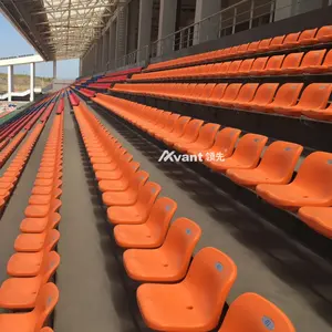Avant Durable Fold-up Chair Sports Tribune Chairs Permanent Folding Plastic Seat Volleyball Stadium Chair