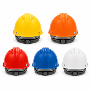 Casco de Seguridad Industrial de Alta Calidad para Trabajo de Ingeniería, Casco de Protección para la Cabeza con Tres Nervaduras - Product Image 1
