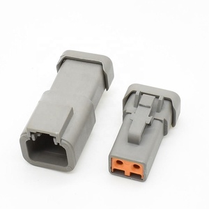 2 Pin Deutsch Female kawat tahan air Harness Otomotif Konektor DTP06-2S-E003 - Product Image 1