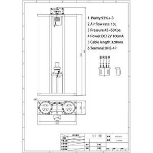10LPM制氧机制氧机备件分子筛锂筛床塔 - Product Image 2