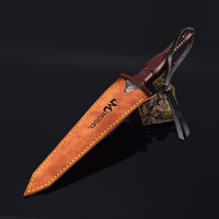 Arme froide 22cm damas acier motif assaut poignard tout métal artisanat Collection jouet épée modèle pour Cosplay et jouer