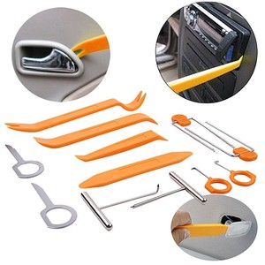 Strumenti di riparazione auto Super <span class=keywords><strong>PDR</strong></span> 12 pz/set autoradio Audio porta Clip pannello kit di rimozione per strumenti di riparazione auto - Product Image 1