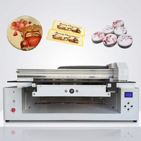 Máquina de Impresión Automática de Alimentos de Formato Grande A0, Impresora de Inyección de Tinta Comestible de Alta Velocidad Multicolor para Piruletas, Malvaviscos, M&M y Pasteles