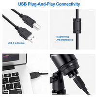Kit de Micrófono USB con Cable de Fábrica OEM para Grabación en Estudio, Vlogging y Juegos en Computadora