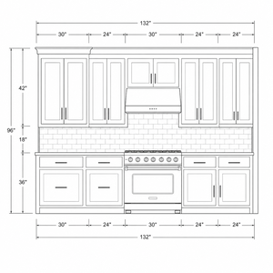 Islas de Cocina RTA con Acabado en Madera Lacada y Encimeras de Mármol Artificial para Contratistas y Renovadores de Casas - Product Image 6