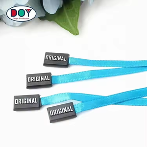 Fabricación de cinta de <span class=keywords><strong>nombre</strong></span> de marca personalizada, sello de plástico, cierre a presión, cierre de etiqueta colgante <span class=keywords><strong>para</strong></span> <span class=keywords><strong>ropa</strong></span> - Product Image 2