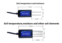 Capteur de mesure du sol pour l'irrigation agricole, 7-en-1, sortie RS485 4-20mA, NPK 0-2000mg/kg, PH, EC