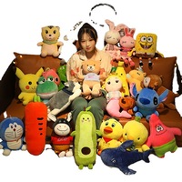 Boneka Kelinci Plushie Hewan Lucu Lembut Hadiah Pesta Karnaval Permainan Penghilang Stres Hadiah Ulang Tahun Grosir Partai Besar OEM Custom