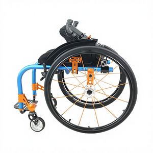 Fauteuil roulant sportif de loisirs actifs en aluminium à roues à dégagement rapide, fauteuil roulant de voyage actif pour adultes - Product Image 4
