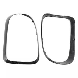 Cadre de feux arrière BMW Mini F60 en ABS, finition fibre de carbone noir brillant, 2016-2019, modification automobile - Product Image 2