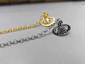 Nouveau Bracelet 3D Orbe Saturne ZIRCON Plaqué Argent, Collection Empress NANA, Luxe Léger et Exquis - Product Image 4