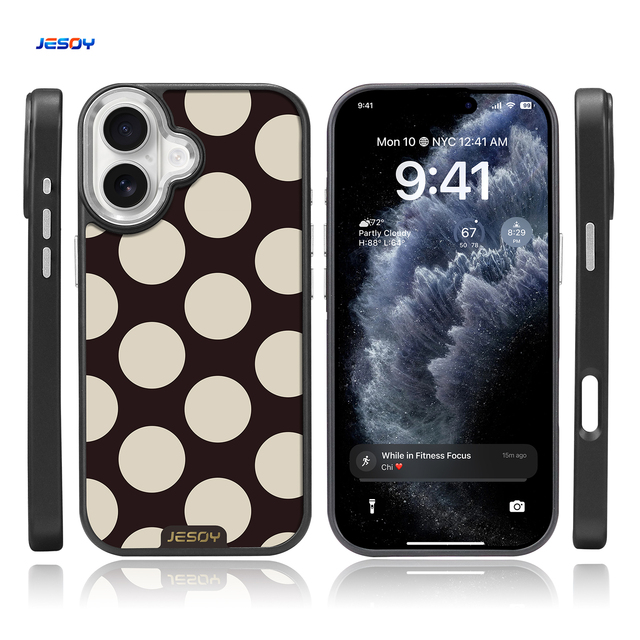 Custom Brand High-quality Shockproof Metal Frame UV Printed With Velvet Magnetic Phone Case for iPhone 17 16 15 Pro Max