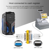 Adaptateur DB9 MINI Gender Changer RS232 Com D-Sub vers connecteur VGA mâle/femelle 9 broches