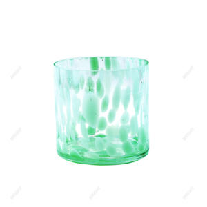 Portavelas de Vidrio Soplado con Diseño de Dálmata de Estilo Nórdico de Lujo, Decoración Hecha a Mano para el Hogar, para Hacer Velas - Product Image 6