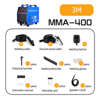 LANLING Generator 2025 khusus mesin las 400 MMA 380V 12.5KVA 400A IGBT modul ganda mesin las logam busur Manual