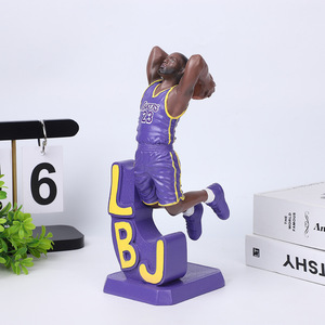 Witt Customize <span class=keywords><strong>NBA</strong></span> Basketball Star James Bryant Bobblehead Doll Handmade Resin Craft Gift Items for Men's Birthday Gifts - Product Image 3