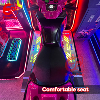 Simulateur de course de moto dynamique D5 DX Commercial Enjoy Play, machine de jeu d'arcade avec accepteur de billets pour 2 joueurs