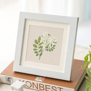 Wholesale square <strong>4x4</strong> Inch White with Mat Tabletop MDF <strong>Picture</strong> <strong>Frame</strong> - Product Image 4