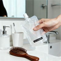 500ml 1L écologique PE support bec pochette recyclable liquide emballage sac pour shampooing Vodka whisky jus recharges usage cosmétique