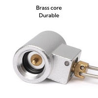 Adaptateur de soupape d'économie de gaz propane de camp léger réservoirs de gaz plats recharge bidon cylindre manette de vitesse coupleur escalade