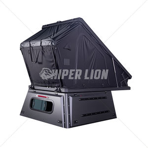 Pickup Truck Bakkie Topper 1-2 Pessoa de Alta Qualidade Camper Triângulo Rooftop Pop up Tenda Shell Duro Topper - Product Image 5