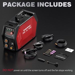 ARCCAPTAIN IControl TIG205P Pro Machine à souder multiprocessus à commande par application, DC/Pulsée/Lift/Spot, double tension 120V/240V - Product Image 1