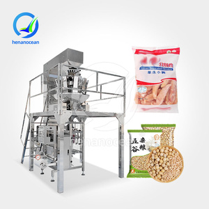 เครื่องบรรจุชั่งน้ำหนักอัจฉริยะสำหรับถั่วก้อนผลไม้แช่แข็งไก่อัตโนมัติเต็มรูปแบบมหาสมุทร - Product Image 1