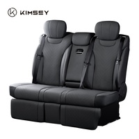 Modification de voiture C5 avec repose-tête massant confortable, canapé-lit de luxe pour sièges arrière de voiture pour Mercedes Vito W447 Mercedes V-Class