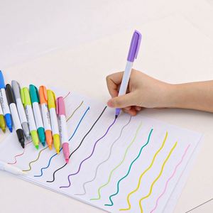OEM/ODM Service Available 12-Color <b>Permanent</b> Ink Art Acrylic <b>Marker</b> Pen Set Custom Logo Printing for Kids Graffiti Drawing - Product Image 6