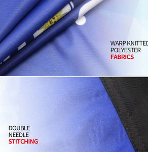 Personnalisé 40*60cm <span class=keywords><strong>64</strong></span>*96cm Rectangle Publicité Événements D'affaires Affichage Décor Tissu Polyester Drapeau Bannière - Product Image 3