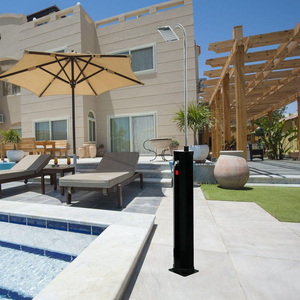 <span class=keywords><strong>Douche</strong></span> <span class=keywords><strong>solaire</strong></span> extérieure en PVC octogonale 18L, mélangeur d'eau chaude et froide, pour <span class=keywords><strong>piscine</strong></span> - Vente flash - Product Image 1