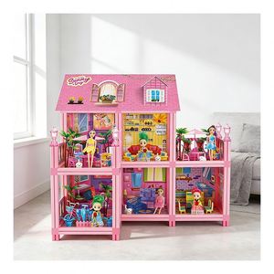 Ensemble de figurines et de meubles pour maison de poupée, accessoires pour maison de poupée, jeu créatif d'histoire, jouet cadeau - Product Image 1