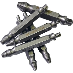 Kit de 6 extracteurs de vis endommagées pour vis, écrous et boulons usés, rouillés ou cassés, pour une extraction facile - Product Image 1