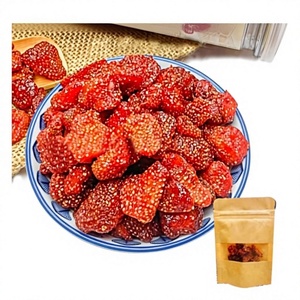 Morceaux de fraises séchées moelleuses – Ingrédient alimentaire premium pour garnitures de desserts, applications de boulangerie et approvisionnement en snacks aux fruits - Product Image 1