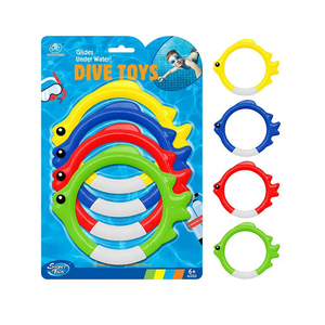 Jouets pour enfants sous l'eau anneaux <span class=keywords><strong>de</strong></span> poisson piscine saisir bâton <span class=keywords><strong>de</strong></span> plongée natation jouer <span class=keywords><strong>jouet</strong></span> - Product Image 2