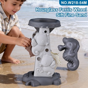 Ensemble de jouets de plage marins personnalisés et adorables avec outils de fouille de <span class=keywords><strong>sable</strong></span> et sablier – Essentiels de jeu pour enfants à la mer - Product Image 3