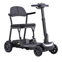 Conception pliable en 1 seconde, plié, il devient compact au point de s'adapter facilement au coffre d'une voiture - Scooter de mobilité - BZ-KLO01