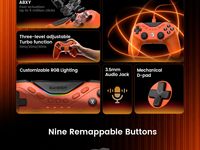 Controlador de Esports con Cable para PC GameSir Tarantula 8K, Compatible con Windows |   Frecuencia de sondeo de 8000Hz, Gatillos de efecto Hall Gen-2/TMR, 9 macros reasignables
