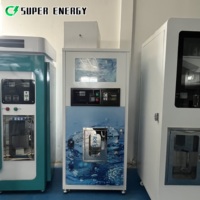 Distributeur automatique de glace intelligent à écran tactile, 24h/24, entièrement automatique, résistant aux intempéries, en libre-service, station de fabrication de glace en vrac pour l'extérieur