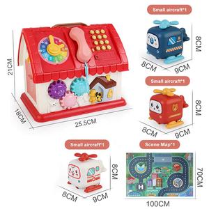 Samtoy éducation précoce Montessori Puzzle jeu multifonction jouet <span class=keywords><strong>maison</strong></span> bébé apprentissage jouets activité Cube pour les enfants - Product Image 6