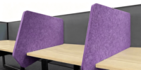 Panneau acoustique moderne en fibre de polyester, cloison de bureau pour l'intimité, panneau d'isolation phonique pour l'école et le bureau