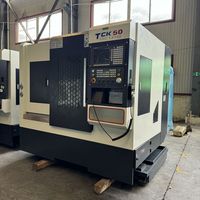 Tour CNC TCK50 à commande FANUC 3 axes, moyenne capacité, pour production en grande série, géométrie complexe, haute vitesse, excellente qualité, prix bas