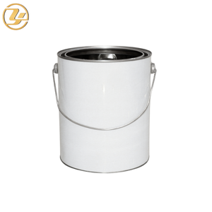 Bidon rond en fer blanc <span class=keywords><strong>vide</strong></span> pour produits chimiques, capacité 1 litre, avec revêtement interne en résine époxy, impression CMYK 4 couleurs, couvercle - Product Image 3