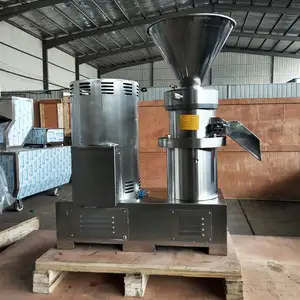 Máquina para hacer mantequilla de maní a pequeña escala con alto descuento/máquina de molienda industrial para hacer mantequilla de maní pequeña tuerca comercial