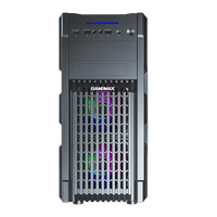 Boîtier PC Gaming Mid Tower GameMax avec ventilateurs FRGB, alimentation ATX, ports USB, chargement par le bas - En stock